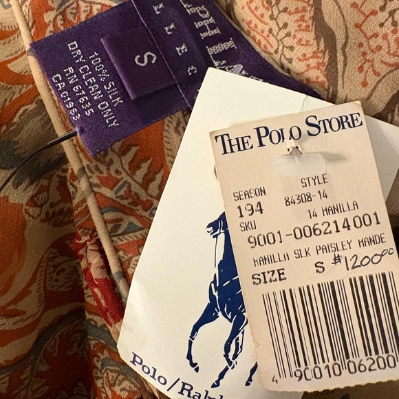 Vintage Ralph Lauren Collection Silk Kimono Tunic Dress Kaftan Floral Runway 90s - Picture 14 of 16